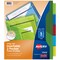 Avery Big Tab Dividers for 3 Ring Binders, 5-Tab Set, Two-Pocket Plastic Binder Dividers, Insertable Big Tabs, Multicolor, Works With Sheet Protectors, 1 Set (11906) - 24 Pack